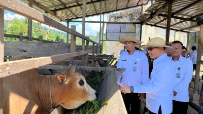 Kakanwil Ditjenpas Aceh Resmikan Kandang Sapi Asta Cita di Lapas Sinabang