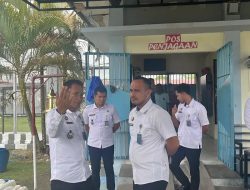 Kunjungan Kerja Kabid PK Kanwil Aceh Disambut Kalapas Calang dengan Tour Lapas