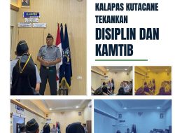Melalui Apel Pagi, Kalapas Kutacane Tekankan Disiplin dan Kamtib