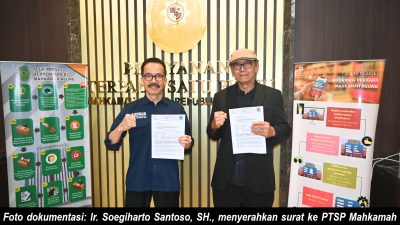 Ketum APKOMINDO Ir. Soegiharto Santoso : Mahkamah Agung RI Dapat Menyelamatkan Marwah Peradilan dari Rekayasa Hukum Sistematis
