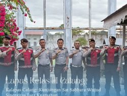 Kalapas Calang: Kunjungan Sat Sabhara Wujud Sinergitas Jaga Keamanan