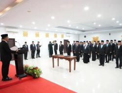 Penguatan Organisasi, 26 Pejabat Manajerial di Lingkungan Kanwil Ditjenpas Aceh Resmi Dilantik