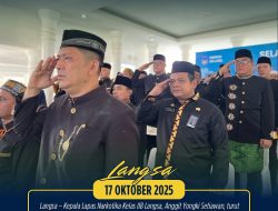 Kalapas Narkotika Langsa Ditjenpas Aceh Hadiri Upacara HUT ke-24 Kota Langsa