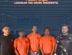 Wujudkan Zero Halinar, Rutan Sigli Lakukan Tes Urine Insidentil