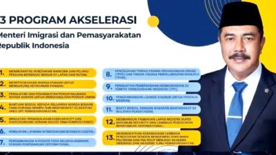 “Setahun Bergerak Berdampak 13 Program Akselerasi Menteri Imipas” Tindak Lanjut Nyata Asta Cita Presiden Prabowo dan Kabinet Merah Putih