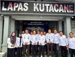 Kabagtum Kanwil Ditjenpas Aceh Laksanakan Monitoring dan Evaluasi Lapas Kutacane