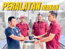 Warga Binaan dan Tahanan Rutan Tapaktuan Terima Peralatan Makan Baru