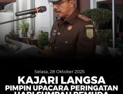 Kajari Langsa Pimpin Upacara Peringatan Hari Sumpah Pemuda