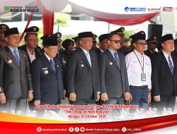 Bupati Rohul Hadiri Upacara HUT ke-80 TNI di Pekanbaru: TNI Tetap di Hati Rakyat