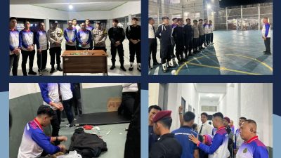 Rutan Sipirok Gelar Razia Gabungan Bersama Aparat Penegak Hukum, Karutan Beri Arahan Tegas