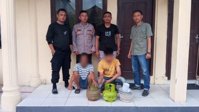 Unit Reskrim Polsek Langsa Berhasil Ringkus Dua Pelaku Spesialis Pembongkar Rumah di Gampong Daulat Kota Langsa