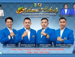 Harimau Agam Hadir Malam Pelantikan DPD KNPI Kota Dumai, Periode 2025 – 2028