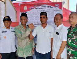 Nomor Urut 1 Abdul Manaf Menang Mutlak Terpilih Sebagai Keuchik Gampong Titi Baroe