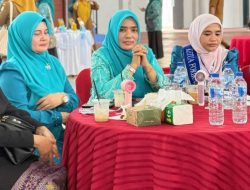Ny. Bd. Erni Handayani T. Zainal Abidin, S.Keb, menghadiri sekaligus Membuka Lomba Masak Serba Ikan (LMSI) Forikan Aceh Timur 2025