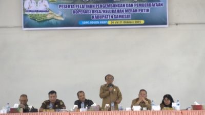 Pemkab Samosir Gelar Pelatihan Pengembangan dan Pemberdayaan Koperasi Merah Putih