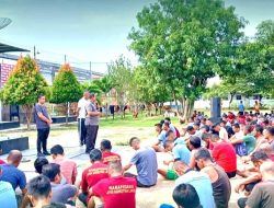 Usai Senam Pagi, Kalapas Narkotika Langsa Berikan Arahan kepada WBP