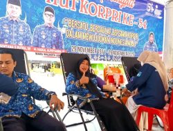 Bakti Sosial Pemko Langsa Kumpulkan 35 Kantong Darah Peringati HUT KORPRI Ke-54