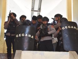 Brimob Polda Riau Mantapkan Kesiapsiagaan Melalui Latihan Aman Nusa III