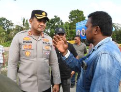 Kapolres Aceh Timur Kawal Penyampaian Aspirasi Masyarakat Terhadap PT Medco