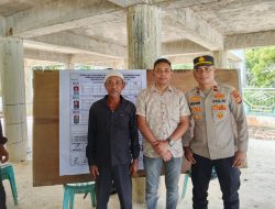 Unggul Dari Dua Kandidat Zulkarnaini Pimpin Desa Buket Puuk dan Ini Pesan Kapolsek Idi Tunong