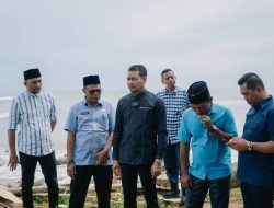 Abrasi Kian Parah, Wakil Bupati Aceh Timur T. Zainal Abidin Tinjau Langsung Ke Lokasi