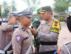 Kapolres Aceh Timur Pimpin Apel Gelar Pasukan Operasi Zebra Seulawah 2025