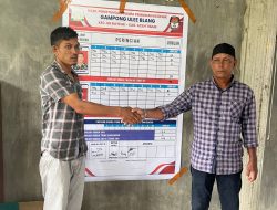 Fendi Mahera Menang Mutlak Terpilih Sebagai Keuchik Gampong Ulee Blang