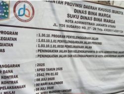 Proyek Peningkatan Jalan Sudin BM Jakut Yang Melanggar Kembali Ditemukan, LSM GRACIA Desak Gubernur DKI Lakukan Evaluasi