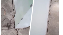 Nah Lho!!! Kerusakan Parah Gedung Farmasi Dinas Kesehatan Samosir Dilaporkan ke Polres