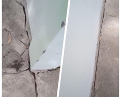 Nah Lho!!! Kerusakan Parah Gedung Farmasi Dinas Kesehatan Samosir Dilaporkan ke Polres