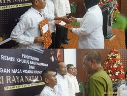 Sukacita Natal, 3.088 Narapidana dan 17 anak Binaan Wilayah Sumut Terima Remisi Khusus Natal, 44 Langsung Bebas