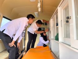 Siap Siaga, Lapas Pasir Pangarayan Lakukan Pengecekan Ambulance