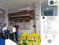 Lapas Lhokseumawe Terima Bantuan 1 Ton Beras dari Polda Aceh