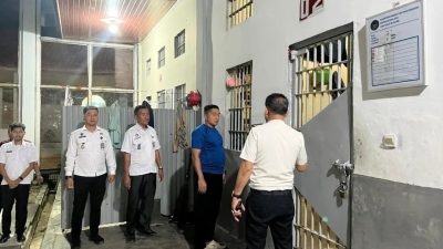 Monitoring Keamanan, Kabid PPK Kanwil Ditjenpas Aceh Apresiasi Kebersihan Lapas Calang