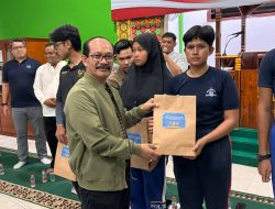 Kemenkum Aceh Serahkan Paket Kebutuhan dan Obat-obatan untuk Ratusan Taruna Poltekpin 