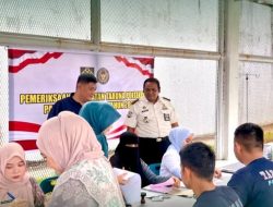 Lapas Narkotika Langsa Fasilitasi Pemeriksaan Kesehatan Taruna Poltekpin