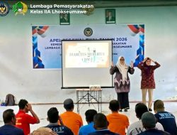 Lapas Lhokseumawe Gelar Kegiatan Sosialisasi Terkait Penyakit Tidak Menular “Hipertensi dan Diabetes Mellitus”