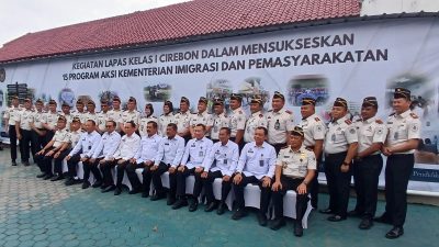 Hadiri Acara Panen Raya Serentak di Lapas Cirebon, Kalapas Kuningan: Wujud Nyata Dukung Program Nasional
