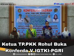 Wujudkan Profesionalisme Guru PAUD, Ketua TP PKK Rokan Hulu Buka Konferda V IGTKI-PGRI