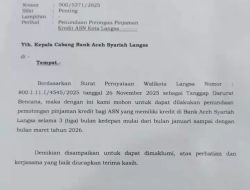 Wali Kota Langsa Minta Bank Aceh Syariah Tangguhkan Pembayaran Pembiayaan/Kredit bagi PNS