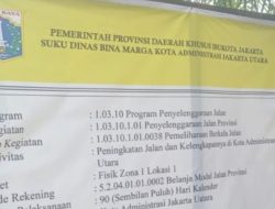 Proyek Fisik Zona 1 Lokasi 1 Sudin Bina Marga Jakut Dikerjakan Asal Jadi, LSM GRACIA Minta Gubernur Pramono Evaluasi Pejabat Sudin BM Jakut
