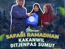 Safari Ramadhan di Rutan Medan, Kakanwil Ditjenpas Sumut Perkuat Sinergi dan Kepedulian Sosial