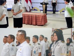 Empat ASN Dilantik dalam Jabatan Fungsional, Kakanwil Ditjenpas Sumut Yudi Suseno Tekankan Peningkatan Kompetensi
