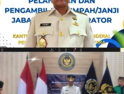 Yudi Suseno Lantik Pejabat Administrator, Tekankan Komitmen Kerja dan Anti Zona Nyaman