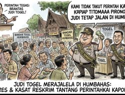 Judi Togel Merajalela di Kabupaten Humbahas, Kapolres dan Kasat Reskrim “Tantang” Perintah Kapolri
