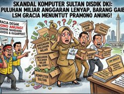 ​Skandal “Komputer Sultan” Disdik DKI, Anggaran Puluhan Miliar, Barang Goib, LSM GRACIA Desak Pramono Anung Copot Kadisdik, Sekdis dan Kasarpras Disdik DKI
