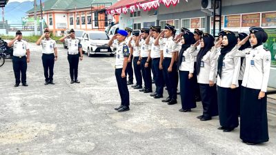 Kobarkan Semangat Disiplin, Karutan Takengon Pimpin Apel Pagi dan Wanti-Wanti Jajaran Jaga Integritas