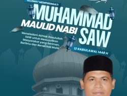 H.Yassir Geuchik Blang Nie Ucapan Selamat Menyambut Maulid Nabi Muhammad SAW Tahun 2026